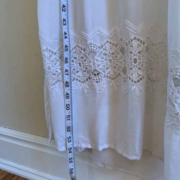 LSpace by monica wise white long beach dress size xsmall - Picture 8 of 11